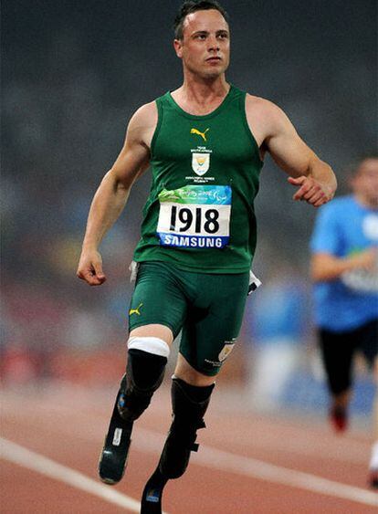 Oscar Pistorius, en l0s Juegos Paralímpicos.