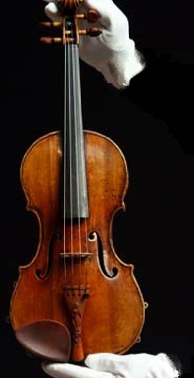 El violín fabricado por Guarneri.