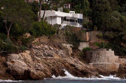 La casa E1027, proyectada por Eileen Gray, en Roquebrune-Cap-Martin, en la Costa Azul de Francia.
