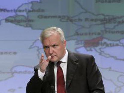El comisario de Asuntos Econ&oacute;micos y Monetarios, Olli Rehn.