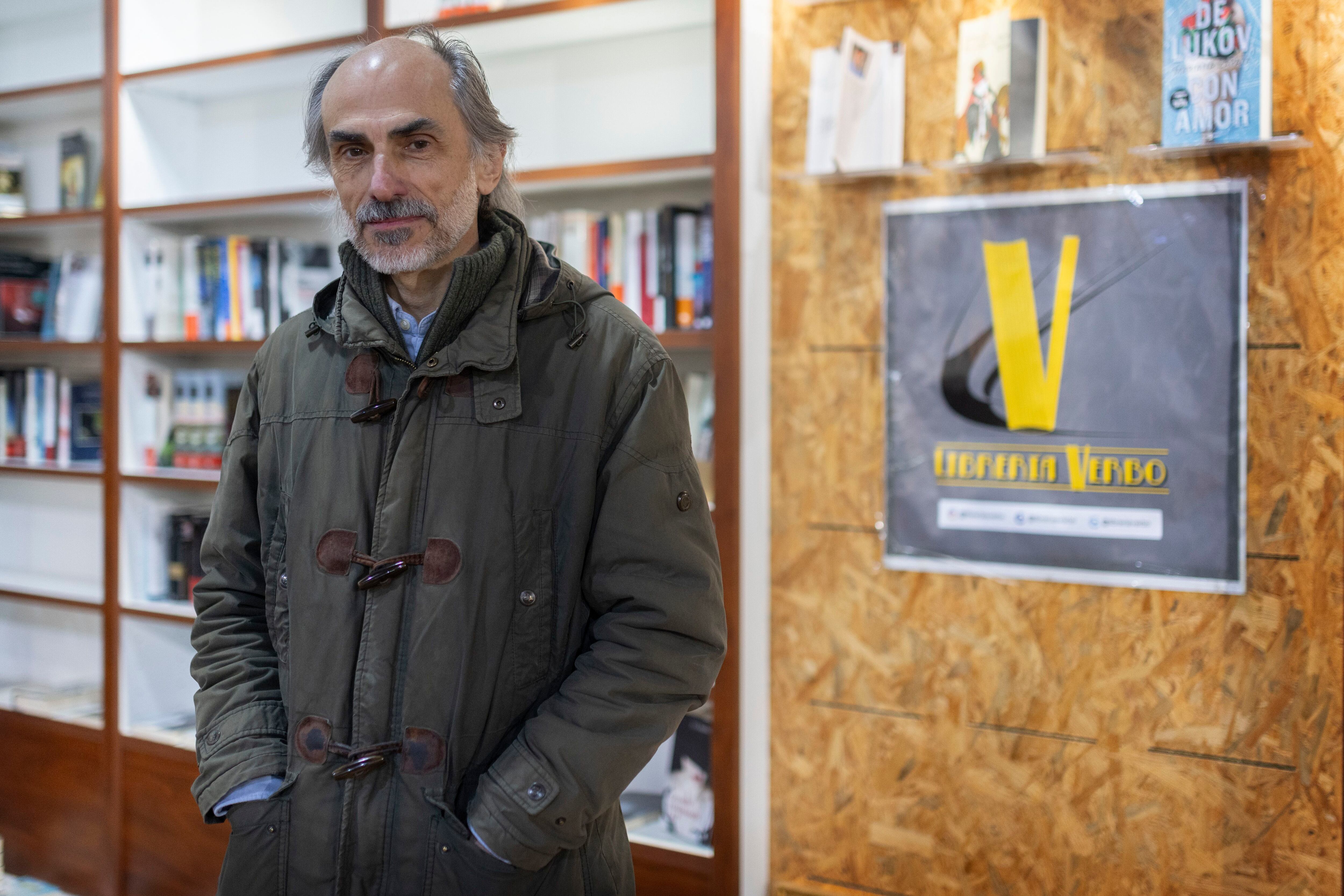 José Juan Soto, responsable de la librería Verbo en Sevilla. 