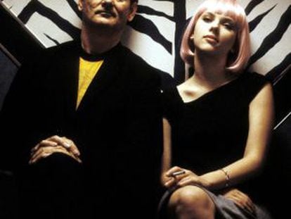 Bill Murray y Scarlett Johansson, en un momento de 'Lost in translation'.