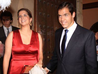 Luis Alfonso de Borb&oacute;n y su esposa Margarita Vargas.