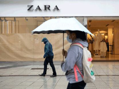 Imagen reciente de una tienda de Zara en Reino Unido.