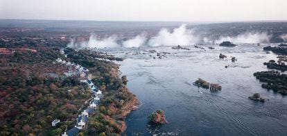 Cataratas Victoria, en Zambia.