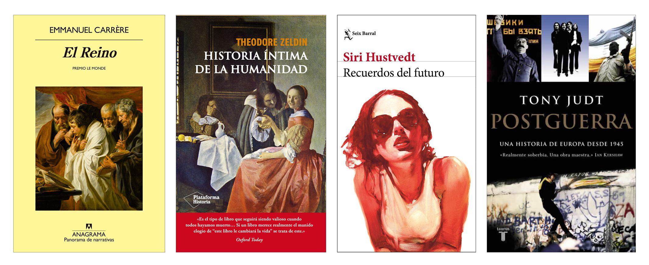 Libros recomendados por María Dolores Dancausa, Josep Oliu, Beatriz Corredor y Manuel Mirat. 