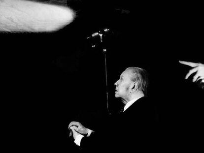 Jorge Luis Borges en Buenos Aires. 1978.