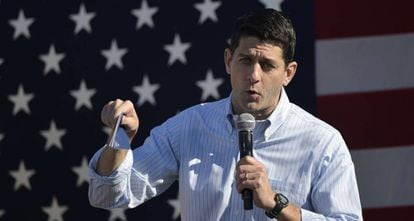 El presidente de la Cámara de Representantes, el republicano Paul Ryan.