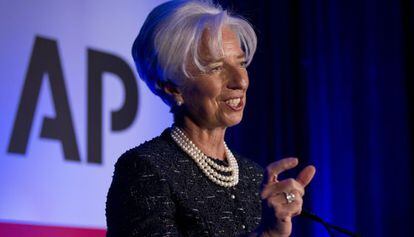 Christine Lagarde, en Washington el 3 de abril.