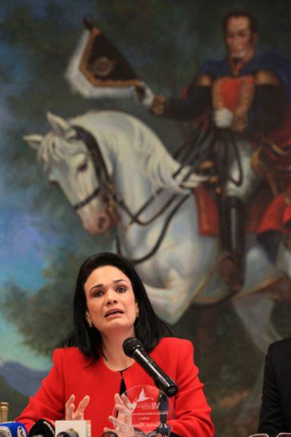 La canciller panameña, Isabel de Saint Malo de Alvarado