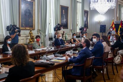 La comisión bilateral entre Gobierno y Generalitat, en Madrid.