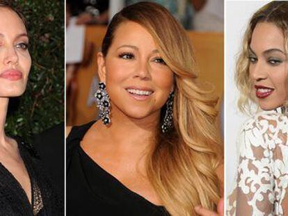 Angelina Jolie, Mariah Carey y Beyonc&eacute;.