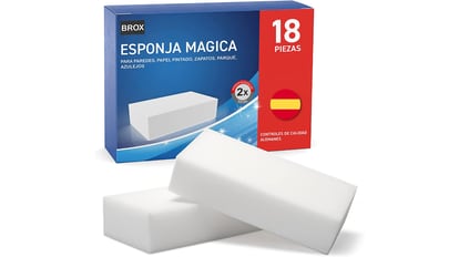 Borrador de esponja mágica de densidad 2X, paquete de 50 esponjas