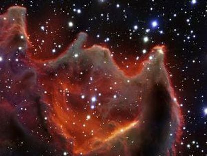 Imagen del glóbulo cometario CG4 obtenida con el VLT (Very Large Telescope).