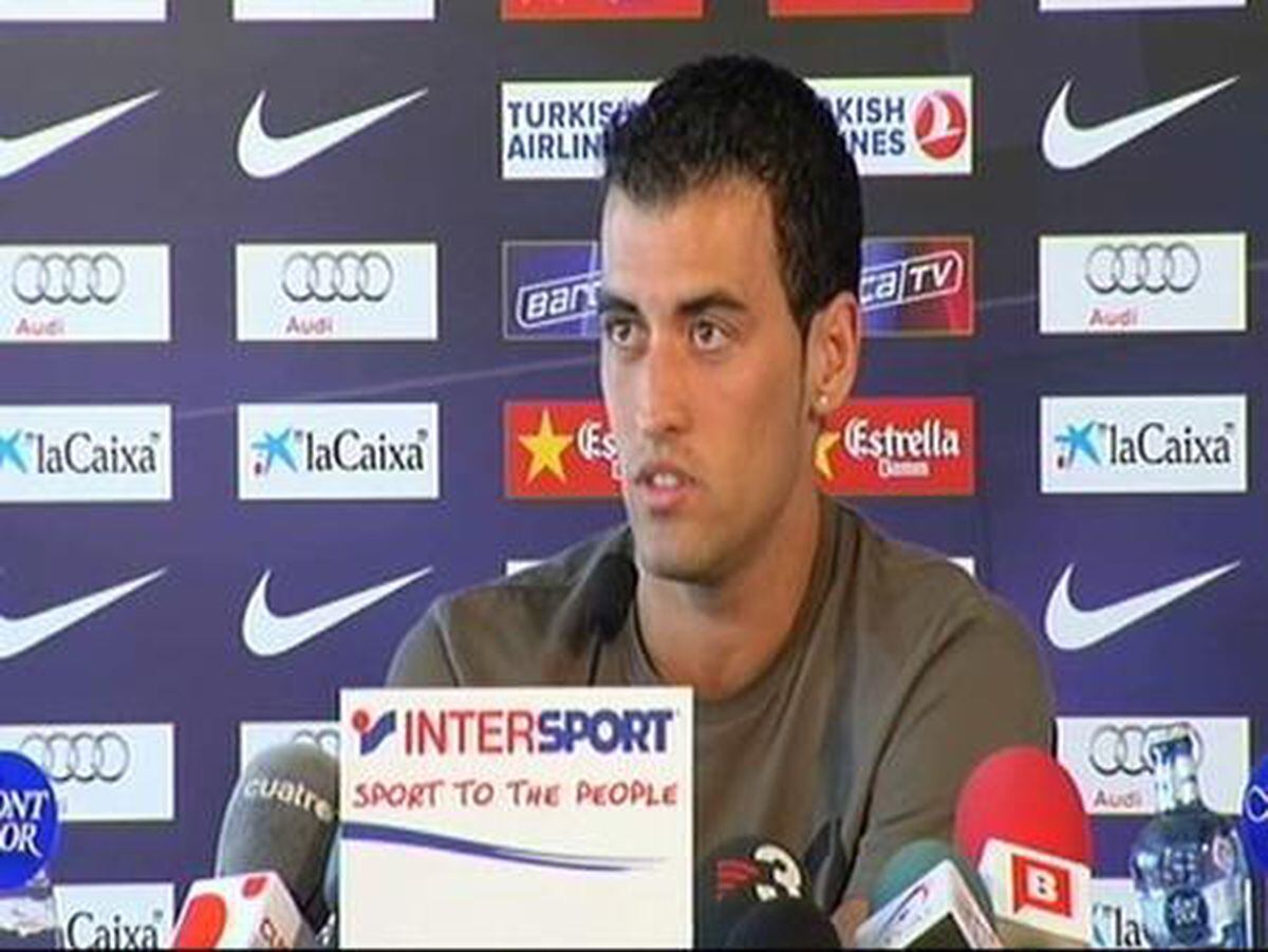 Sergio Busquets "Vamos a romper la estadística" Deportes EL PAÍS