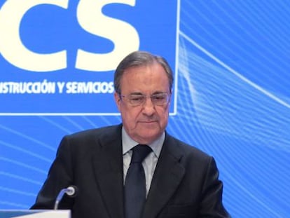 Florentino P&eacute;rez, presidente de ACS