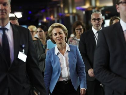 Ursula von der Leyen, el pasado miércoles en Bruselas.