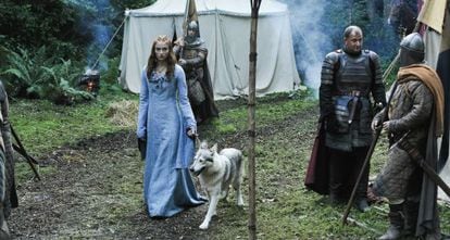 Un fotograma de la serie de televisión 'Juego de tronos'.