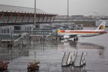 Vista del exterior de la terminal T4 del aeropuerto de Barajas, en Madrid.