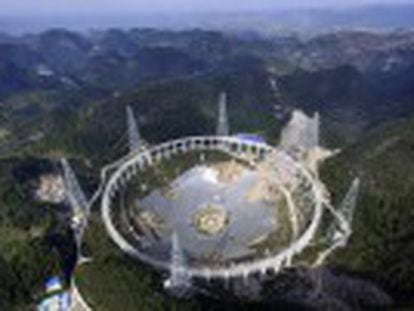 El país asiático construye el mayor radiotelescopio del mundo