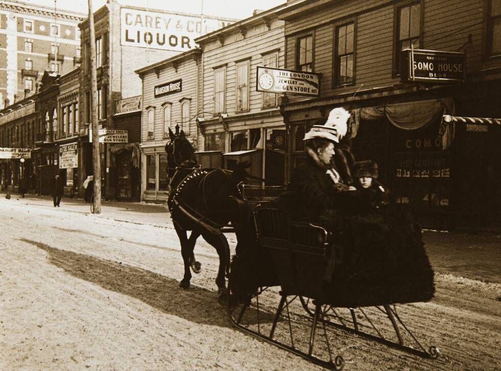 Winnipeg, Canadà, el 1909.