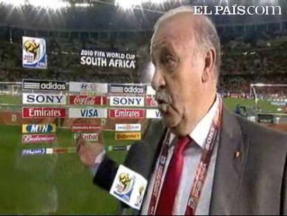 El seleccionador recuerda que "no se ha acabado el Mundial". <strong>Todo sobre la <a href="http://www.elpais.com/deportes/futbol/mundial/seleccion/espana/">Selección Española</a> y el <a href="http://www.elpais.com/deportes/futbol/mundial/">Mundial de Fútbol</a></strong>