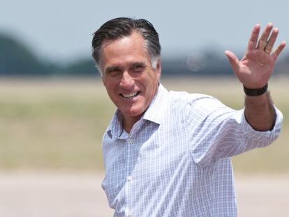 Romney en Colorado, el d&iacute;a 10 de julio