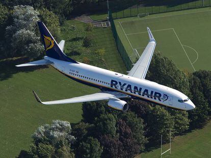 Un avión de Ryanair. 