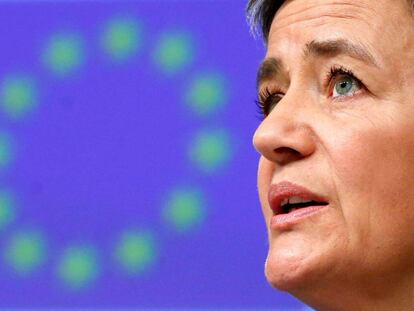 La comisaria europea de Competencia, Margrethe Vestager.