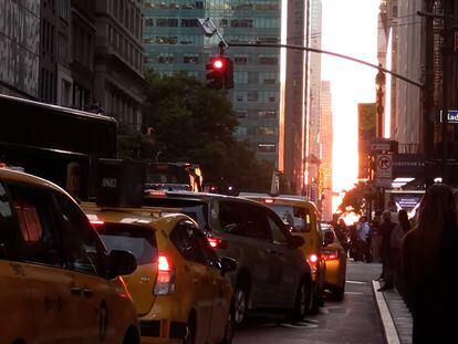 “Manhattanhenge” en Nueva York