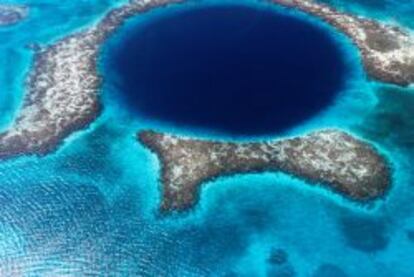 El Gran Agujero Azul (Belice).