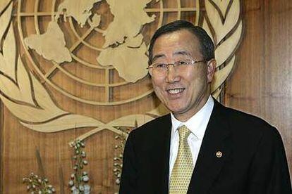 Ban Ki-moon, en Naciones Unidas.