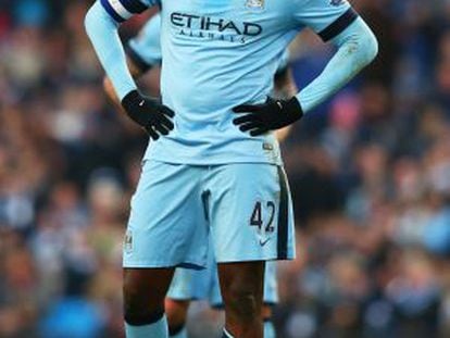 Yaya Touré, jugador musulmán del Manchester City.