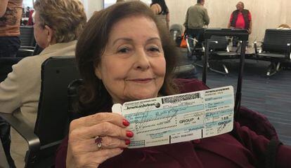 Marta Berry volvía este sábado a Cuba por primera vez en 60 años.