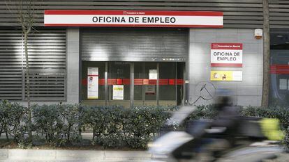 Una oficina de empleo en Madrid. 