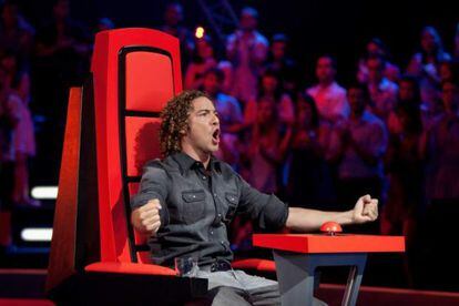 David Bisbal, en 'La voz'