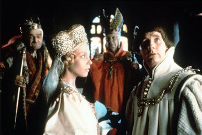 Fotograma de la película "La bestia del reino" del grupo Monty Python, dirigida por Terry Gilliam.
