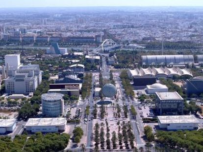 Vista del Parque Científico y Tecnológico Cartuja, en Sevilla.