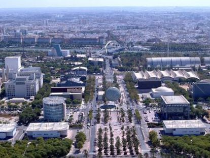 Vista del Parque Cient&iacute;fico y Tecnol&oacute;gico Cartuja, en Sevilla.