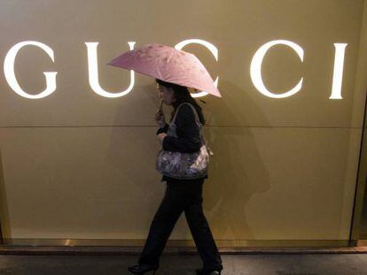 Una de las tiendas de Gucci en China. 