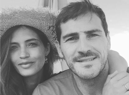 Sara carbonero e Iker Casillas, en una imagen publicada en su instagram.