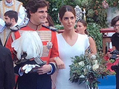 Primeras imágenes de la boda de Sofía Palazuelo y Fernando Fitz-James Stuart.