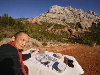 Cézanne pintó hasta 80 versiones, repartidas hoy por diferentes museos, de la mítica montaña de Sainte-Victoire, en la Provenza (Francia).