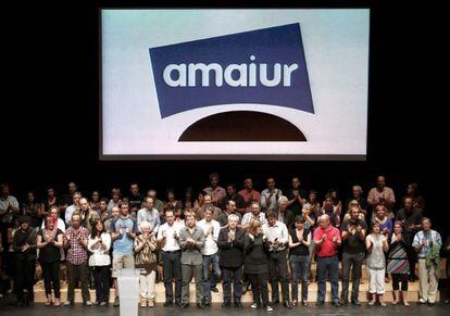 Presentaci&oacute;n de Amaiur en Pamplona.