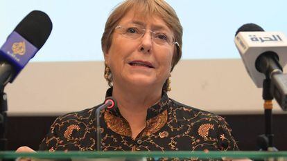 La Alta Comisionada para Derechos Humanos de la ONU, Michelle Bachelet.
