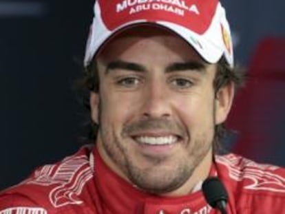 El piloto de Fórmula 1 Fernando Alonso, en el Gran Premio de Corea de 2010