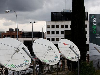 Instalaciones del operador de telecomunicaciones Cellnex en Madrid.