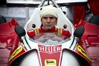 Un momento del filme &#039;Rush&#039;, protagonizado por Daniel Br&uuml;hl.