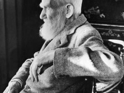 El pensador irlandés George Bernard Shaw.