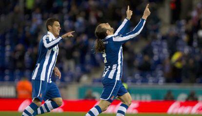 Sergio García (derecha) el tercer gol de su equipo.